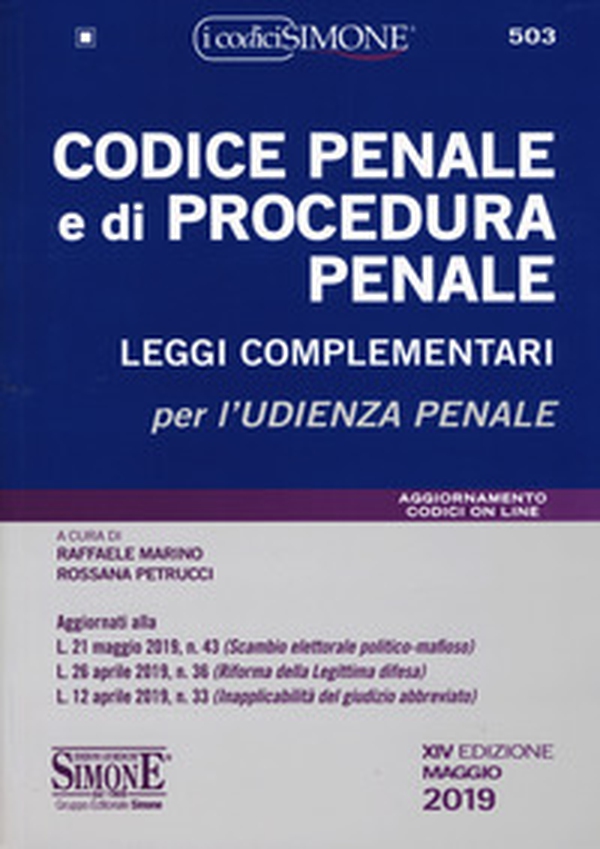 Codice penale e di procedura penale. Leggi complementari - Librerie.coop Codice penale e di procedura penale. Leggi complementari - Librerie.coop