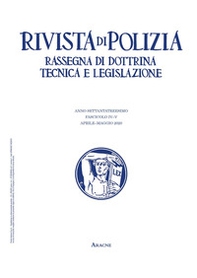 Rivista di polizia. Rassegna di dottrina tecnica e legislazione - Librerie.coop