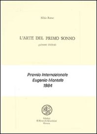 L'arte del primo sonno - Librerie.coop