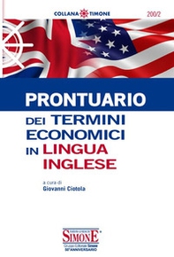 Prontuario dei termini economici in lingua inglese - Librerie.coop Prontuario dei termini economici in lingua inglese - Librerie.coop