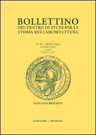 Bollettino del Centro di studi per la storia dell'architettura - Vol. 40 - Librerie.coop Bollettino del Centro di studi per la storia dell'architettura - Vol. 40 - Librerie.coop