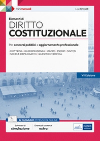 Elementi di diritto costituzionale. Per esami, concorsi pubblici e abilitazioni professionali - Librerie.coop