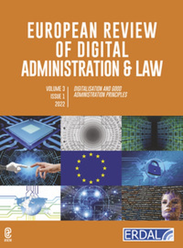 European review of digital administration & law - Vol. 3 - Librerie.coop European review of digital administration & law - Vol. 3 - Librerie.coop