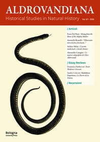 Aldrovandiana. Historical Studies in Natural History - Vol. 5\1 - Librerie.coop