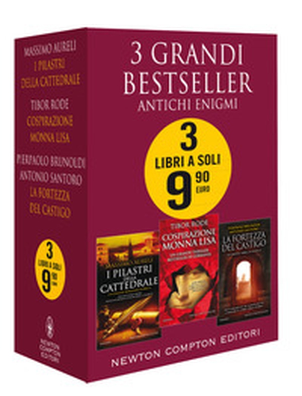 3 grandi bestseller. Antichi enigmi: I pilastri della cattedrale-Cospirazione Monna Lisa-La fortezza del castigo - Librerie.coop 3 grandi bestseller. Antichi enigmi: I pilastri della cattedrale-Cospirazione Monna Lisa-La fortezza del castigo - Librerie.coop