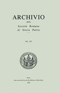 Archivio della Società romana di storia patria - Librerie.coop