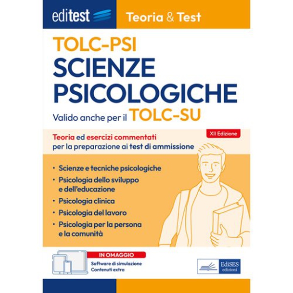 EBOOK- Teoria&Test TOLC PSI Scienze psicologiche - Librerie.coop EBOOK- Teoria&Test TOLC PSI Scienze psicologiche - Librerie.coop