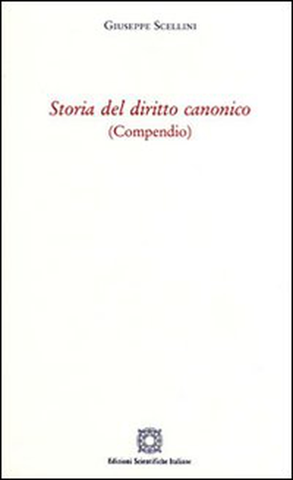 Storia del diritto canonico - Librerie.coop Storia del diritto canonico - Librerie.coop