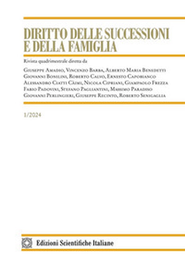 Diritto delle successioni e della famiglia - Vol. 1 - Librerie.coop Diritto delle successioni e della famiglia - Vol. 1 - Librerie.coop