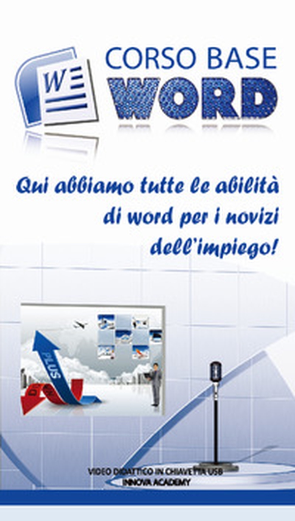 Corso base Word. Qui abbiamo tutte le abilità di Word per i novizi dell'impiego! Video didattico in chiavetta usb - Librerie.coop