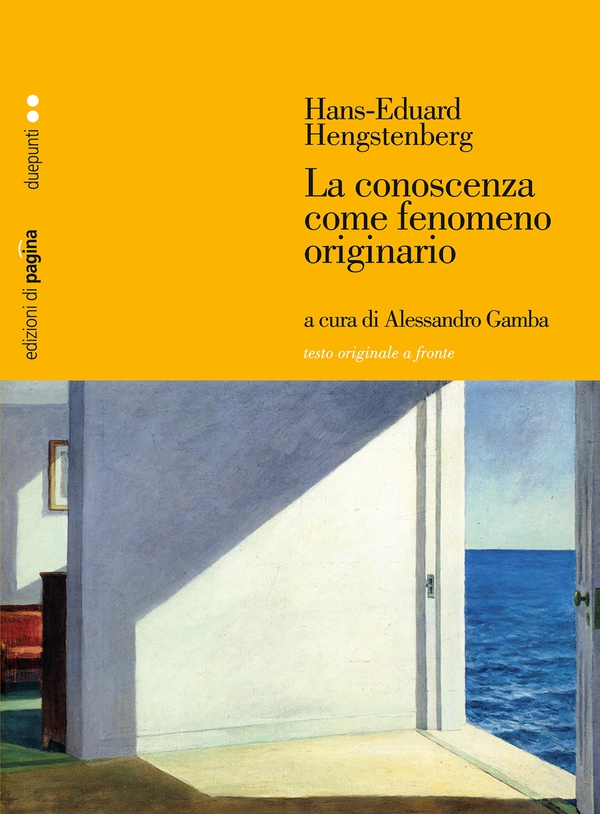 La conoscenza come fenomeno originario - Librerie.coop