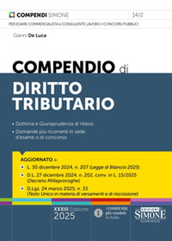 Compendio di diritto tributario - Librerie.coop Compendio di diritto tributario - Librerie.coop