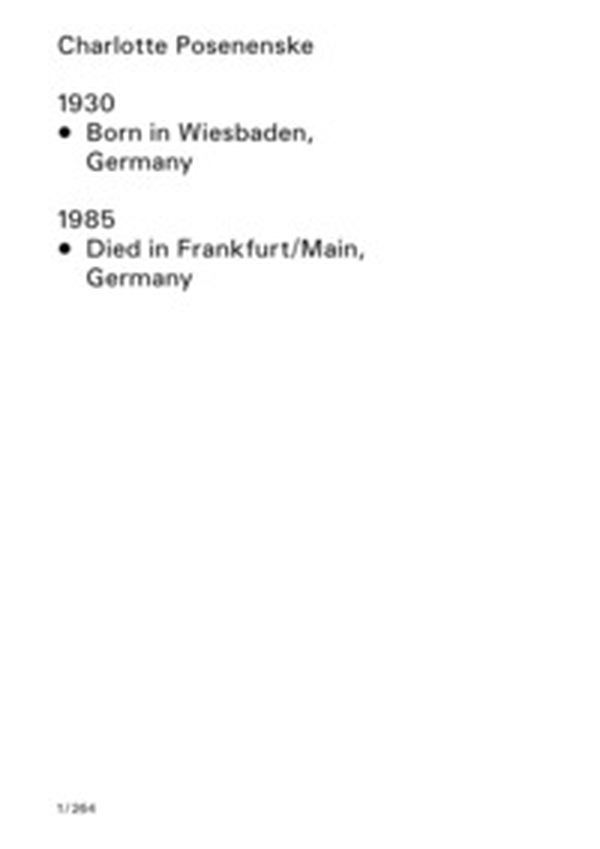 Charlotte Posenenske. Installation views - Librerie.coop