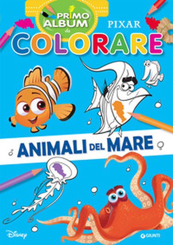Animali del mare. Pixar. Primo album da colorare - Librerie.coop Animali del mare. Pixar. Primo album da colorare - Librerie.coop