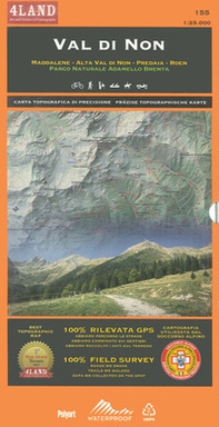 Val di Non. Carta topografica di precisione 1:25.000 n. 155. Ediz. italiana, inglese e tedesca - Librerie.coop
