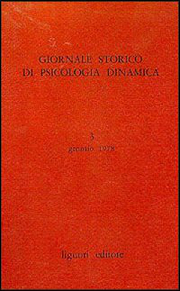 Giornale storico di psicologia dinamica - Librerie.coop Giornale storico di psicologia dinamica - Librerie.coop