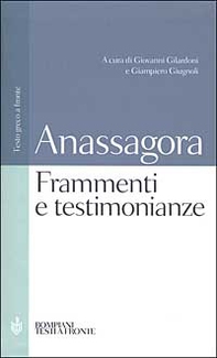 Frammenti e testimonianze. Testo greco a fronte - Librerie.coop