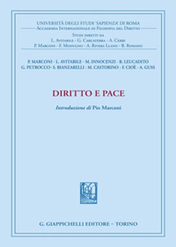 Diritto e pace - Librerie.coop Diritto e pace - Librerie.coop