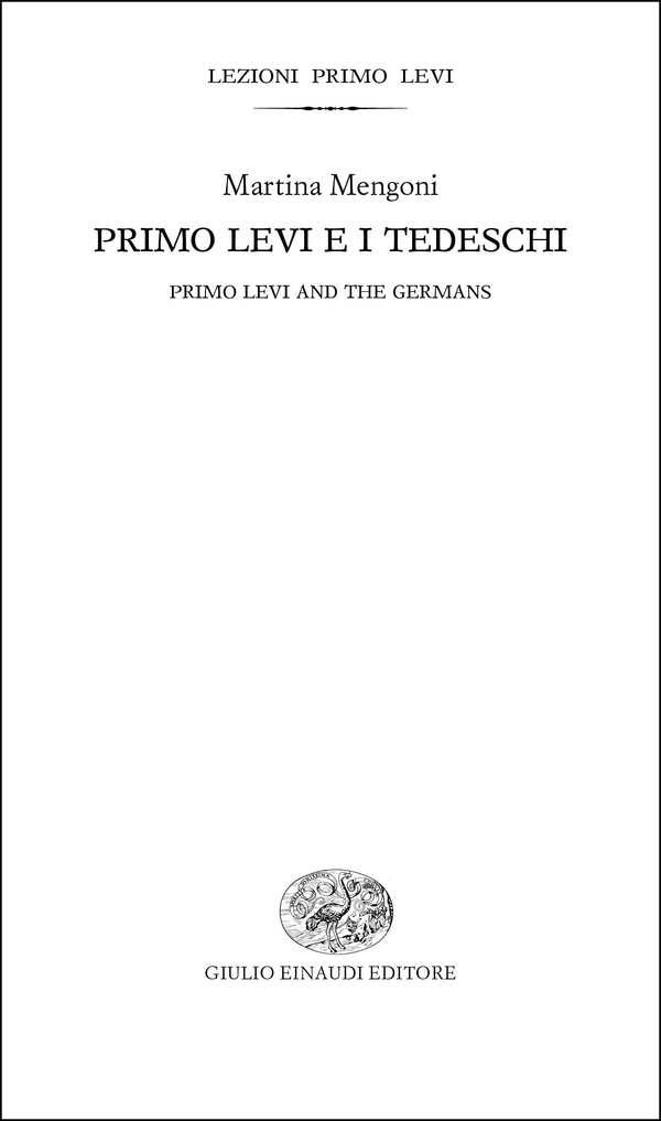 Primo Levi e i tedeschi - Librerie.coop Primo Levi e i tedeschi - Librerie.coop