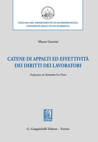 Catene di appalti ed effettività dei diritti dei lavoratori - Librerie.coop
