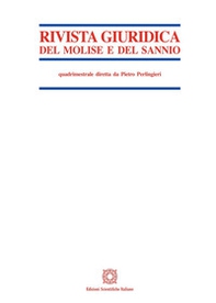 Rivista giuridica del Molise e del Sannio - Vol. 1 - Librerie.coop