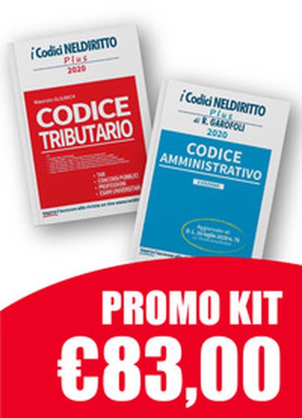 Kit Codici Plus 2020: Codice amministrativo 2020 + Codice tributario 2020 - Librerie.coop Kit Codici Plus 2020: Codice amministrativo 2020 + Codice tributario 2020 - Librerie.coop