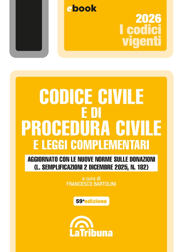 Codice civile e di procedura civile e leggi complementari - Librerie.coop