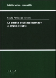 La qualità degli atti normativi e amministrativi - Librerie.coop La qualità degli atti normativi e amministrativi - Librerie.coop