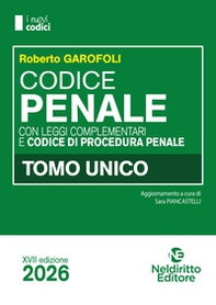 Codice penale e di procedura penale 2026 normativo per il concorso in magistratura aggiornato al D.L. Sicurezza - Librerie.coop