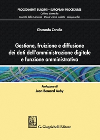 Gestione, fruizione e diffusione dei dati dell'amministrazione digitale e funzione amministrativa - Librerie.coop Gestione, fruizione e diffusione dei dati dell'amministrazione digitale e funzione amministrativa - Librerie.coop