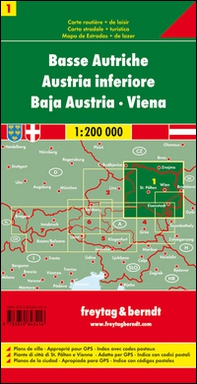 Austria bassa Vienna 1:200.000 - Librerie.coop