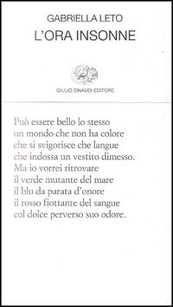 L'ora insonne - Librerie.coop L'ora insonne - Librerie.coop