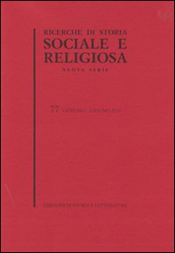 Ricerche di storia sociale e religiosa - Vol. 77 - Librerie.coop