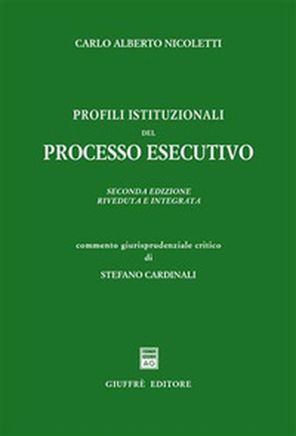 Profili istituzionali del processo esecutivo - Librerie.coop Profili istituzionali del processo esecutivo - Librerie.coop