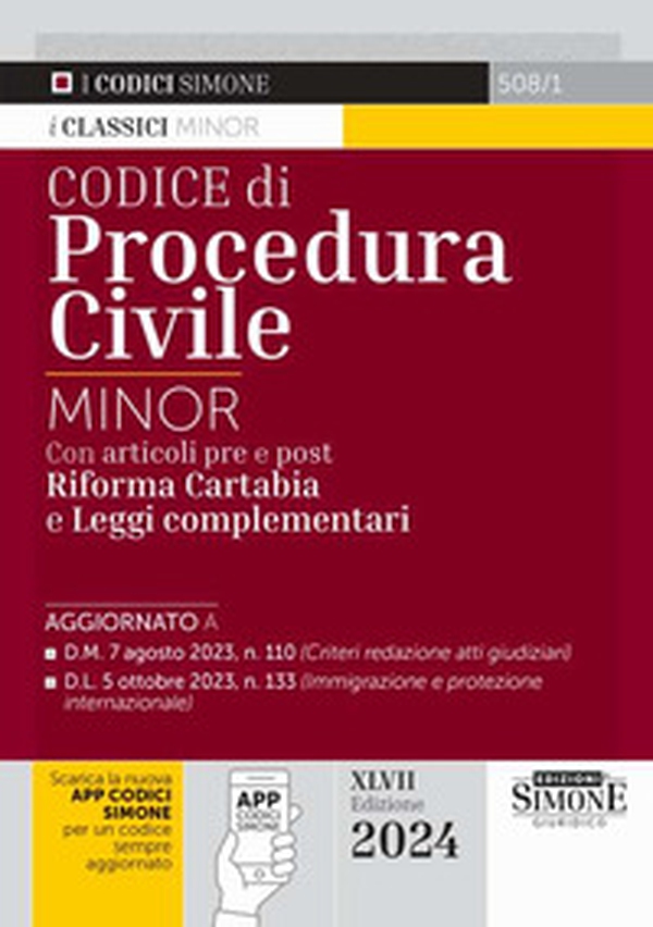 Codice di procedura civile. Ediz. minor - Librerie.coop Codice di procedura civile. Ediz. minor - Librerie.coop