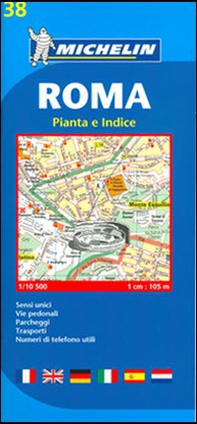 Roma 1:10.500. Sensi unici, vie pedonali, parcheggi, trasporti, numeri di telefono utili - Librerie.coop
