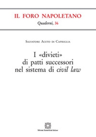 I «divieti» di patti successori nel sistema di civil law - Librerie.coop