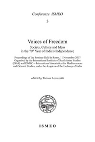 Voices of freedom. Society, culture and ideas in the 70th year of India's independence - Librerie.coop