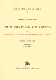 Filologia umanistica greca - Vol. 4 - Librerie.coop