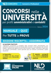 Concorsi nelle Università. Profili amministrativi e contabili. Manuale completo + Quiz - Librerie.coop Concorsi nelle Università. Profili amministrativi e contabili. Manuale completo + Quiz - Librerie.coop