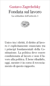 Fondata sul lavoro - Librerie.coop Fondata sul lavoro - Librerie.coop