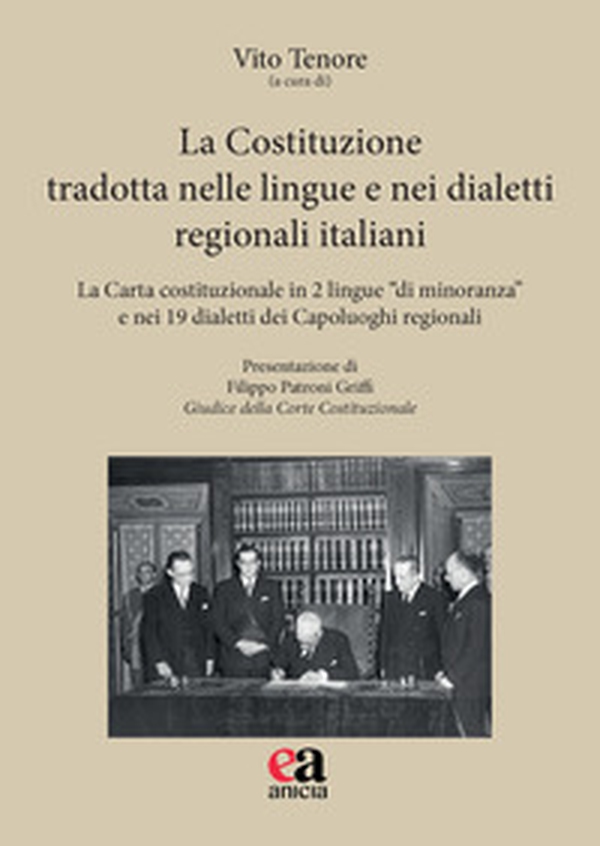 La Costituzione tradotta nelle lingue e nei dialetti regionali italiani - Librerie.coop La Costituzione tradotta nelle lingue e nei dialetti regionali italiani - Librerie.coop