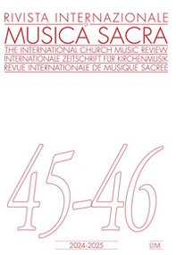 Rivista internazionale di musica sacra. Ediz. italiana e inglese - Librerie.coop