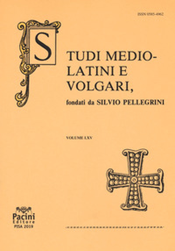 Studi mediolatini e volgari - Librerie.coop Studi mediolatini e volgari - Librerie.coop