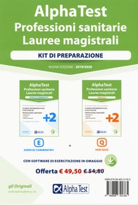 Alpha Test. Professioni sanitarie. Lauree magistrali. Kit: Esercizi commentati-3000 quiz - Librerie.coop Alpha Test. Professioni sanitarie. Lauree magistrali. Kit: Esercizi commentati-3000 quiz - Librerie.coop