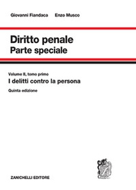 Diritto penale. Parte speciale - Vol. 2\1 - Librerie.coop