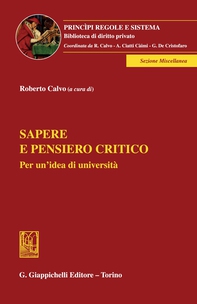 Sapere e pensiero critico - e-Book - Librerie.coop
