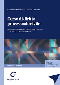 Corso di diritto processuale civile - Vol. 3 - Librerie.coop