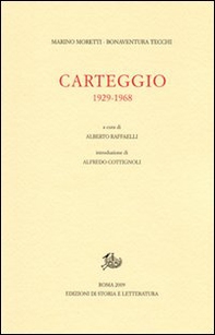 Carteggio. 1929-1968 - Librerie.coop