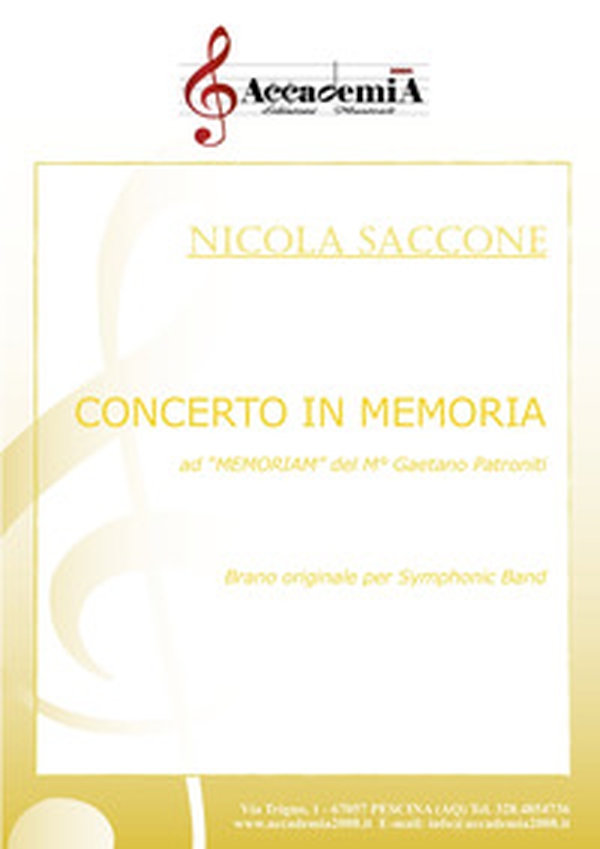 Concerto in memoria - Librerie.coop Concerto in memoria - Librerie.coop